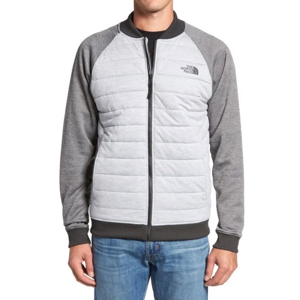 The North Face NORRIS insulated quilted bomber jacket size XXL mens full zip - Picture 1 of 8